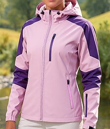 halpa -Naisten Tuulitakki Softshell-takki Vaellustakki Ulko- Vedenkestävä Tuulenkestävä Vaellusasut Vaellusvaatteet Kevät Syksy Topit Kalastus Telttailu / Retkely / Luolailu Juoksu Tilkkutäkki Pinkki