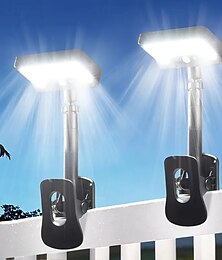 levne -Solární venkovní nástěnné svítidlo IP65 vodotěsné 600 lumenů venkovní solární světlo snadná instalace pomocí klipu 3 režimy pro zahrady, garáže, ploty a terasy solární venkovní vodotěsné světlo