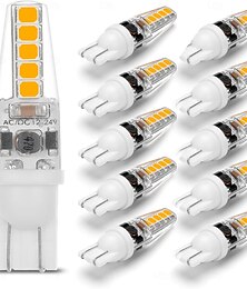 billiga -12 volt lågspännings LED-landskapslampor med kilsockel T5 T10 2w 300lmt5 Malibu Path Garden Light-lampor 921 922 912 194 168 T10 RV Camper Trailer Husbil Marin Båt Kupolbelysning 10 st