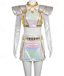 abordables -Costume de pop star inspiré d'une idole coréenne, déguisement de film d'idole virtuelle pour filles, spectacle de carnaval d'Halloween, Comic Con, Anime Expo