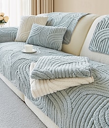 Χαμηλού Κόστους -Κάλυμμα μαξιλαριού καναπέ σε κρεμ στυλ, νέο παχύρρευστο αντιολισθητικό μαξιλάρι καθίσματος καναπέ 2025, μαλακό προστατευτικό κάλυμμα για καναπέ