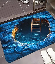 preiswerte -Fußmatte 3D Visuelle Serie Eingangsbereichsteppich langlebig schmutzabweisend Fußmatte weich rutschfest innen außen Willkommen Matte maschinenwaschbar Veranda Flur Schlafzimmer