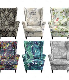 levne -potahy na křesla s potiskem, potahy na křesla z strečového polyesteru s květinovým / pruhovaným / geometrickým vzorem, dekorativní chrániče nábytku