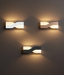 billiga -modern minimalistisk sänglampa vardagsrum sovrum nordisk roterbar led vägglampa bakgrund gångbelysning dekoration