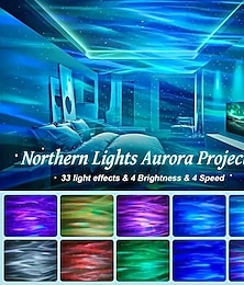 billiga -2025 ny USB-driven LED-projektionslampa från Orleans med norrskenseffekt - justerbar ljusstyrka och färgförändring, perfekt för dekoration av spelrum och miljöbelysning, fördjupande