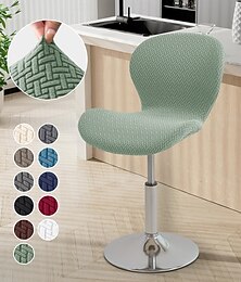 voordelige -Hoes keukenstoel Effen Kleur Reactieve Print Polyester Hoezen