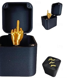 abordables -Cadeau de Noël amusant et amusant, doigt d'honneur dans une boîte, boîte de Noël, cadeaux créatifs et amusants, décoration de bureau, décoration de maison, blague amusante avec le majeur, cadeau