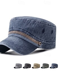 halpa -Miesten Matala lippis Pesäpallolippis Aurinkohattu Kuorma-auton hattu Musta Laivaston sininen Puuvilla Muoti Vapaa-aika Katu Päivittäin Tavallinen Säädettävä Aurinkovoide Hengittävä