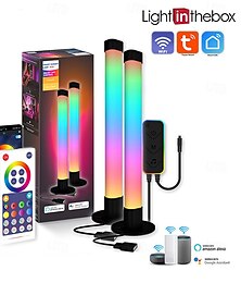 halpa -LED Älykäs Valo Tuya WiFi Älykäs Valonauha – Tunnelmavalaistus Sovelluksen Ääniohjauksella IR Kauko-ohjaus Ihanteellinen Tietokoneelle Makuuhuoneelle ja TV:lle