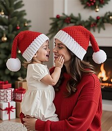 halpa -Naisten Hattu Talvihatut Harjattomat hatut Tuulenkestävä Lämmin Katu Päivittäin Viikonloppu Väripalikka Puhdas väri