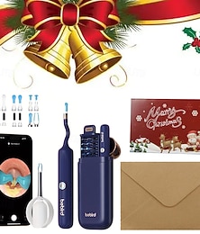 abordables -Carte de vœux de Noël Bebird Earsight Plus E33R, outil flexible pour retirer le cérumen, kit de nettoyage des oreilles avec appareil photo, cadeau de Noël
