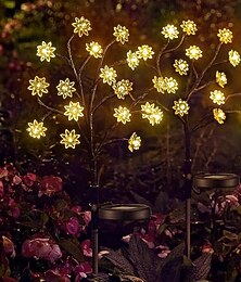 halpa -2 kpl 1 w LED-aurinkokennovalaisimia polkuvalaisimille &lyhdyt aurinkoenergialla toimivat lämpimän valkoiset moniväriset 3 v ulkovalaistus sisäpiha puutarha 20 led-helmet joulu halloween