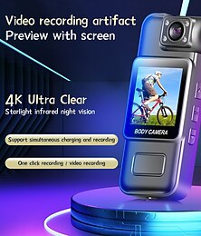 billiga -S72 Actionkamera Bärbar Uppladdningsbar Spela in bild- och videofunktion Mini WIFI-kontroll 1.7 tum 2 MP CMOS 1080p Gata