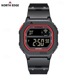 abordables -Hommes Montre numérique Montre-bracelet Chronomètre Réveil Compte à rebours Date Caoutchouc Suivre