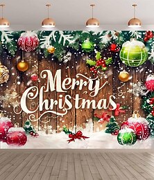levne -vánoční závěsná tapiserie veselé Vánoce sváteční dekorace s vánočním stromečkem a ozdobami velká nástěnná malba dekorace deka záclona domácí ložnice obývací pokoj slavnostní sezónní zimní dekorace