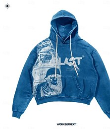 abordables -Lettre Manche Évêque Sweat-shirt Sweat à capuche zippé Pull Poche Avant pour Homme Femmes Unisexe Adulte Gaufrage à chaud  pour Rue Décontracté Quotidien