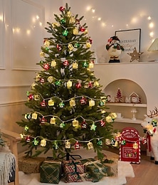 olcso -6 méteres, 40 LED-es karácsonyi világító fényfüzér, karácsonyi gömb, ötágú csillagos díszdobozos kivitel, beltéri verandára, erkélyre, lépcsőházba, ünnepi hangulatú dekorációs fény, USB tápegység, AAA