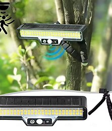 olcso -mozgásérzékelős napelemes lámpák, állítható szöggel, polip állvánnyal, ip44 vízálló kerítéslámpák kerti kemping teraszkapuhoz 1 db