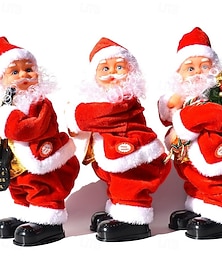 preiswerte -Grenzüberschreitendes Weihnachtsgeschenk: Hüftschwingende Musik, Weihnachtsmann, elektrisches Spielzeug, Weihnachtsdekorationen, alte Mann-Puppe