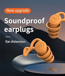 baratos -Protetores auriculares de silicone reutilizáveis com redução de ruído para dormir, confortáveis e macios, ideais para quem ronca, nada e para uma noite de sono tranquila.