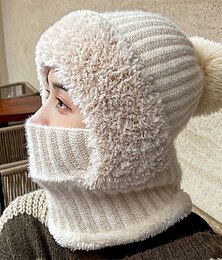 economico -Per donna Cappello Slouchy / Beanie Cappelli Invernali Antivento Caldo Streetwear Quotidiano Weekend Lavorato a maglia Colore Puro