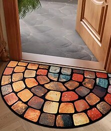 levne -rohožka belgický sametový tištěný koberec 3D oblázkový vzor kamenný design protiskluzová omyvatelná podlahová rohožka vnitřní venkovní koberec kuchyňský koberec ložnice koupelna vchodový dekorativní