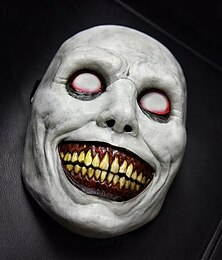 abordables -Démons souriants effrayants Halloween Masque Accessoires Halloween Halloween Horreur Drôle Déguisement effrayant Adulte Homme Femmes Unisexe Halloween Carnaval Mardi Gras Déguisements d'Halloween