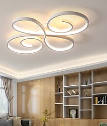 preiswerte -70 cm Cluster-Design Deckenleuchten Metall Silikagel Künsterlischer Stil Moderner Stil Neuheit Lackierte Oberflächen Schwarz LED Modern 110-120V 220-240V