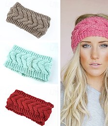 economico -Per donna Cappello Cappelli Invernali Antivento Caldo Streetwear Quotidiano Weekend Lavorato a maglia Pile Colore Puro