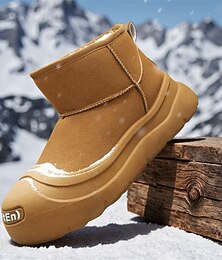 olcso -férfi barna téli csizma – meleg, stílusos és csúszásmentes, ideális havas időjáráshoz, téli kirándulásokhoz és hétköznapi viselethez