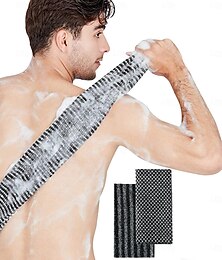 Недорогие -отшелушивающее полотенце-мочалка - скраб для тела, отшелушивающая губка, корейская мочалка &японский &африканская сетчатая губка-тряпка - длинная мочалка для использования в душевой кабине