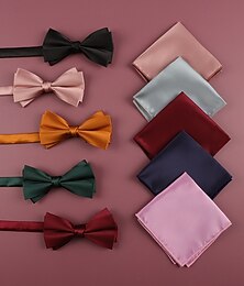 halpa -Miesten Rusetti Moderni nykyaikainen 2-osainen Yksivärinen / yksivärinen Hääjuhla Arki-asut