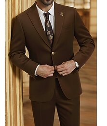 halpa -miesten hääpuku, rento, liiketoiminta, sametti, puvut, huipulla ja kauluksella, viininpunainen, tummanvihreä, muoti, liiketoiminta, yksivärinen, räätälöity istuvuus, 2-osainen, yksirivinen, kaksi