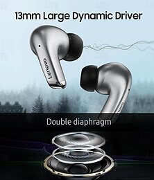 levne -Lenovo LP5 True Wireless sluchátka TWS špunty do uší Bluetooth 5.0 stereo s nabíjecím boxem vestavěný mikrofon pro Apple, Samsung, Huawei, Xiaomi, Mi, každodenní použití na cestách, cyklistice,