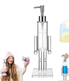 halpa -Pähkinänsärkijä saippua-annostelija, kirkas akryylinen pähkinänsärkijä saippua-annostelija, nestemäinen käsisaippua joulupumppupullo lomakylpyhuoneeseen &koti keittiötarvikkeet sisustus lahjat