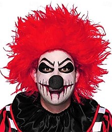 halpa -pelleperuukki aikuisille unisex yksi koko karnevaaliin, festivaaliin ja juhliin