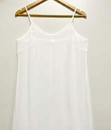 economico -vestito canotta con spalline regolabili in viscosa per le vacanze