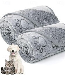 abordables -Couverture douce et moelleuse en polaire premium pour chat, chien et chiot