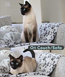 abordables -Couverture douce et lavable de qualité supérieure pour chiens et chats d'intérieur, idéale pour les chiens de toutes tailles et de tous âges, y compris les chiots.