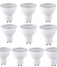 Недорогие -10 шт. 4 шт. 5 Вт светодиодный трехцветный диммируемый прожектор 280-350 лм GU10/E27/E14 12 светодиодных лампочек SMD 2835 теплый белый/натуральный белый/белый 220-240 В