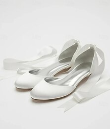 economico -ballerine da donna in raso verde con lacci lunghi a nastro, scarpe eleganti e comode per matrimoni e occasioni speciali