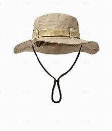 baratos -Chapéu de Sol Chapéu de Trilha Chapéu boonie Chapéu Portátil Secagem Rápida Resistente Raios Ultravioleta Verão Aba larga Homens Caça Atividade