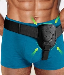 abordables -Ceinture de soutien herniaire pour homme ou femme, pour hernie inguinale unilatérale ou autres hernies, avec coussinets amovibles et ceinture ajustable pour compression abdominale et soutien lombaire.