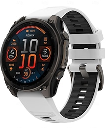levne -Silikonový řemínek QuickFit 22mm/26mm pro chytré hodinky Garmin Fenix 7X 7 Solar/6X 6 Pro 5 5X Plus 3 3 hodiny/Epix