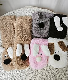 baratos -Meias grossas e aconchegantes para mulheres, meias de dormir macias e felpudas para o inverno, meias confortáveis para usar em casa, meias térmicas para o pós-parto.