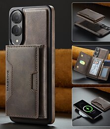 levne -telefon Carcasă Pro Samsung Galaxy S25 Ultra Plus S25 Hrana S24 Ultra Plus S23 Ultra Pouzdro na peněženku se stojánkem Nárazuvzdorné Retro PU kůže