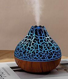 economico -Mini umidificatore da tavolo con simulazione di fiamma, alimentatore di tipo C, macchina per aromaterapia silenziosa, dispositivo di rifornimento dell'acqua, protezione da mancanza d'acqua,