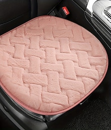baratos -Almofada de aquecimento para carro/assento de inverno - macia, fofa e quente, adequada para veículos, capa rosa macia. &Enchimento de espuma (nenhum) - acessórios confortáveis para clima frio,