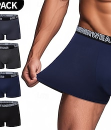 economico -Per uomo Confezione da 10 Mutandine Base Boxer Slip Elastico in vita Tergal Traspirabilità Confortevole Lettere Multicolore