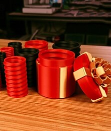 billige -irriterende nestet skrue gaveeske jul høytid morsom overraskelse stabling av gaveesker kreativ spøk emballasje for venner familie fest gave jul